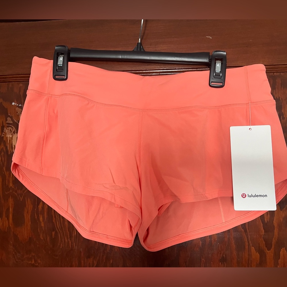 lululemon athletica Coral Athletic Shorts